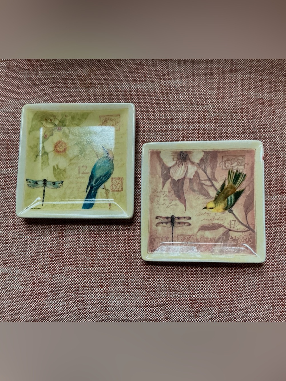 Susan Winget Manual 4.5” Ceramic Plates 2 pcs